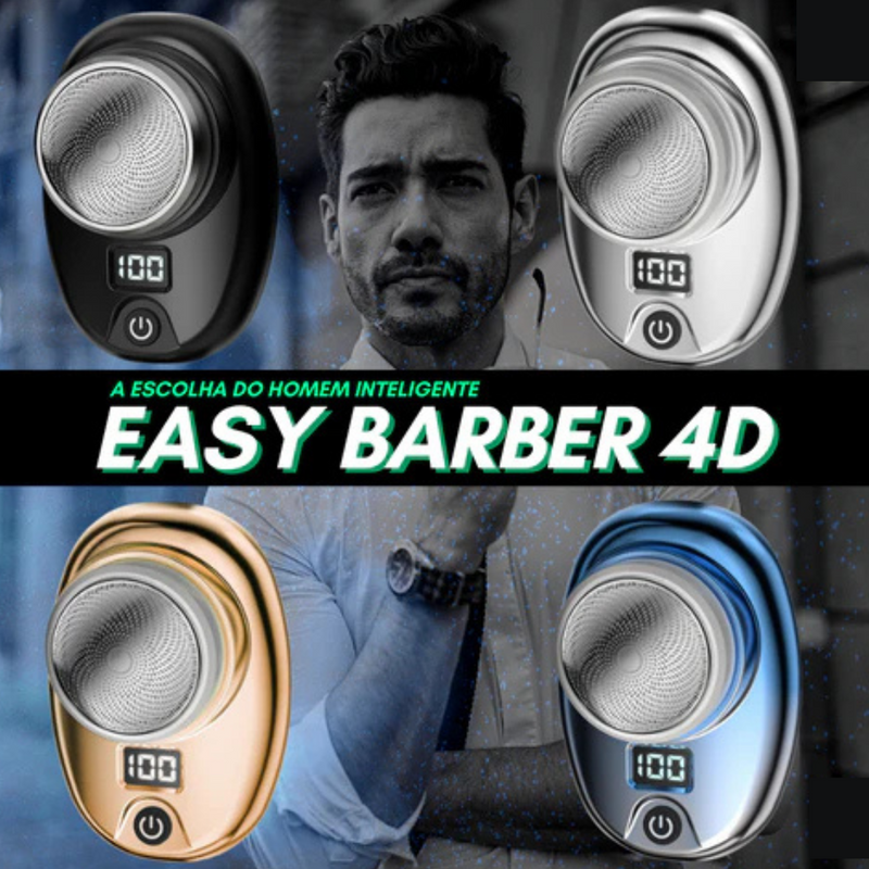 Barbeador Elétrico | À Prova d' Água - Easy Barber 4D